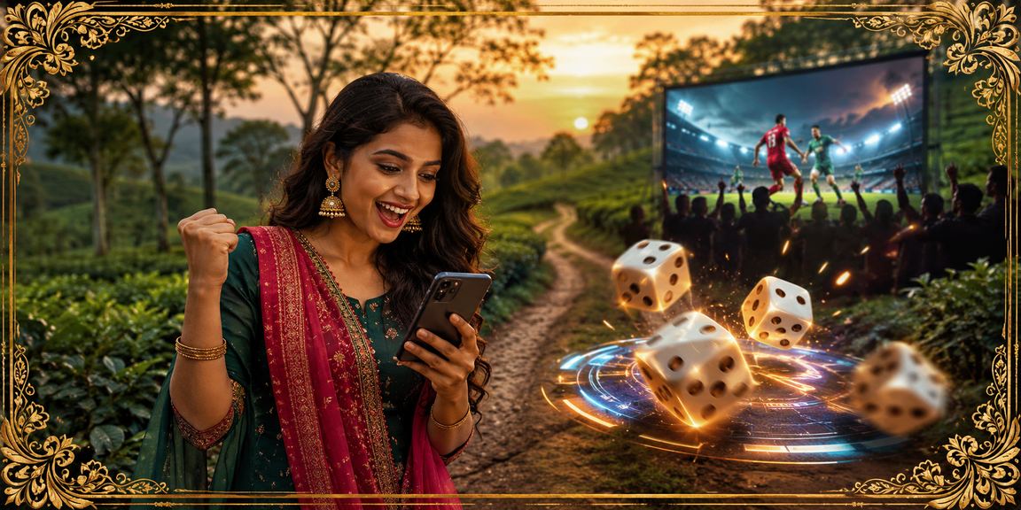 রংপুরের চা বাগান পটভূমিতে ডাইস গেম ও লটারি অভিজ্ঞতার দৃশ্য